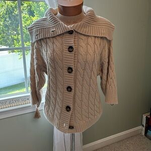 Ann Taylor cable knit cardigan